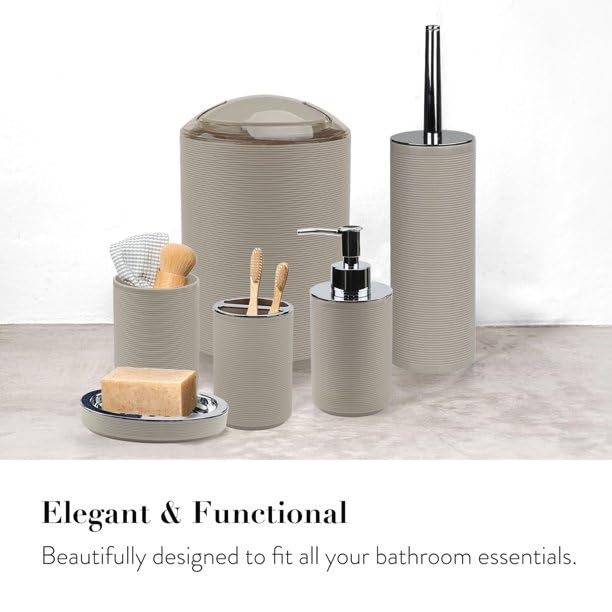 Ensemble D’accessoires De Salle De Bain 6 Pièces Grége