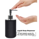 Ensemble D’accessoires De Salle De Bain 6 Pièces Noir