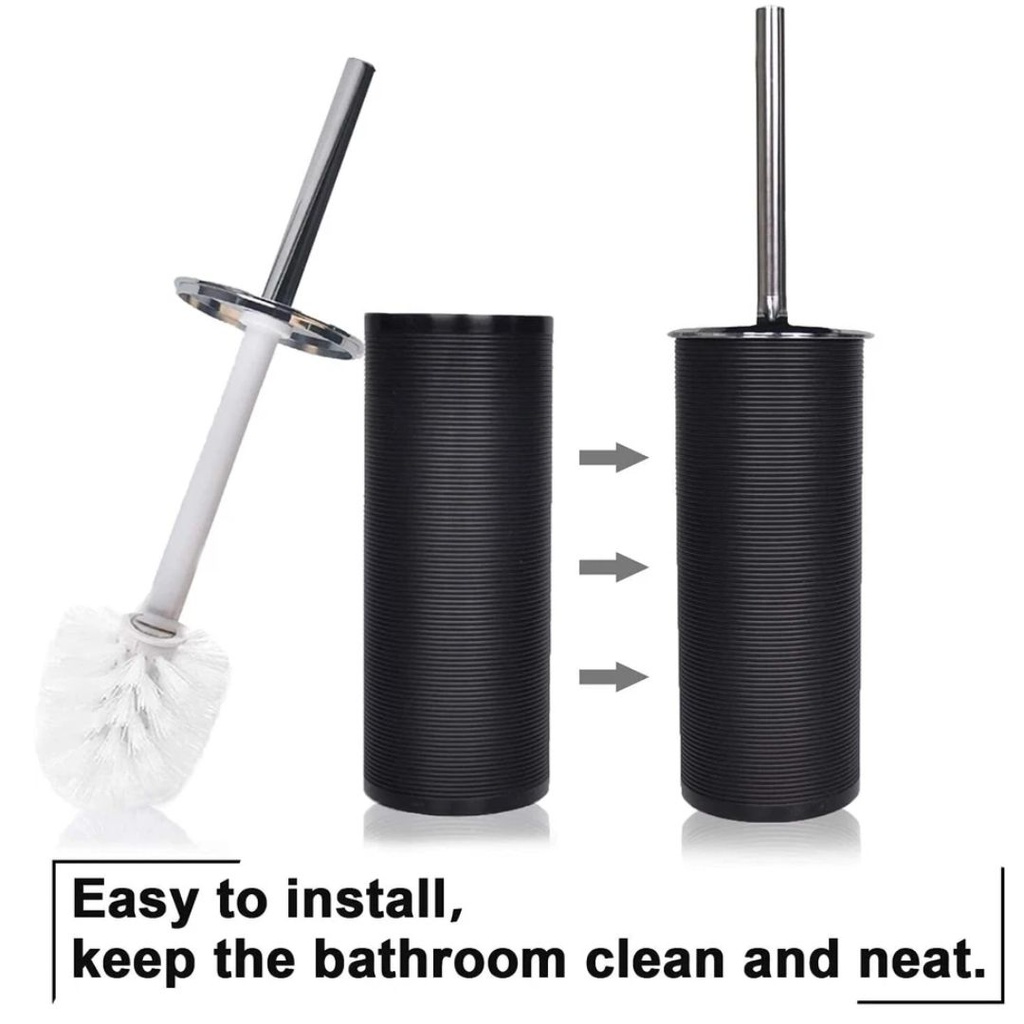 Ensemble D’accessoires De Salle De Bain 6 Pièces Noir