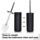 Ensemble D’accessoires De Salle De Bain 6 Pièces Noir