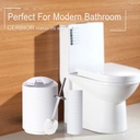 Ensemble D’accessoires De Salle De Bain 6 Pièces Blanc