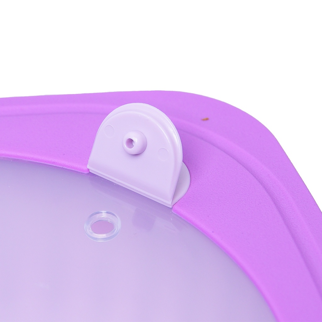 Set de 4 Saladiers Carré En Plastique Avec Couvercle - Multicouleur