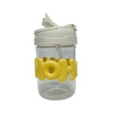 Bouteille D'eau Avec Paille Pour Enfant - Blanc-350 ml