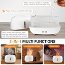 Diffuseur d'arôme Électrique D'Huiles Essentielles Blanc