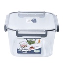 Set De 3 Boites De Conservation En Plastique Carré