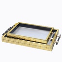 Lot de 2 Plateaux de Service En Plastique  M1