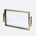 Lot de 2 Plateaux de Service En Plastique  M1