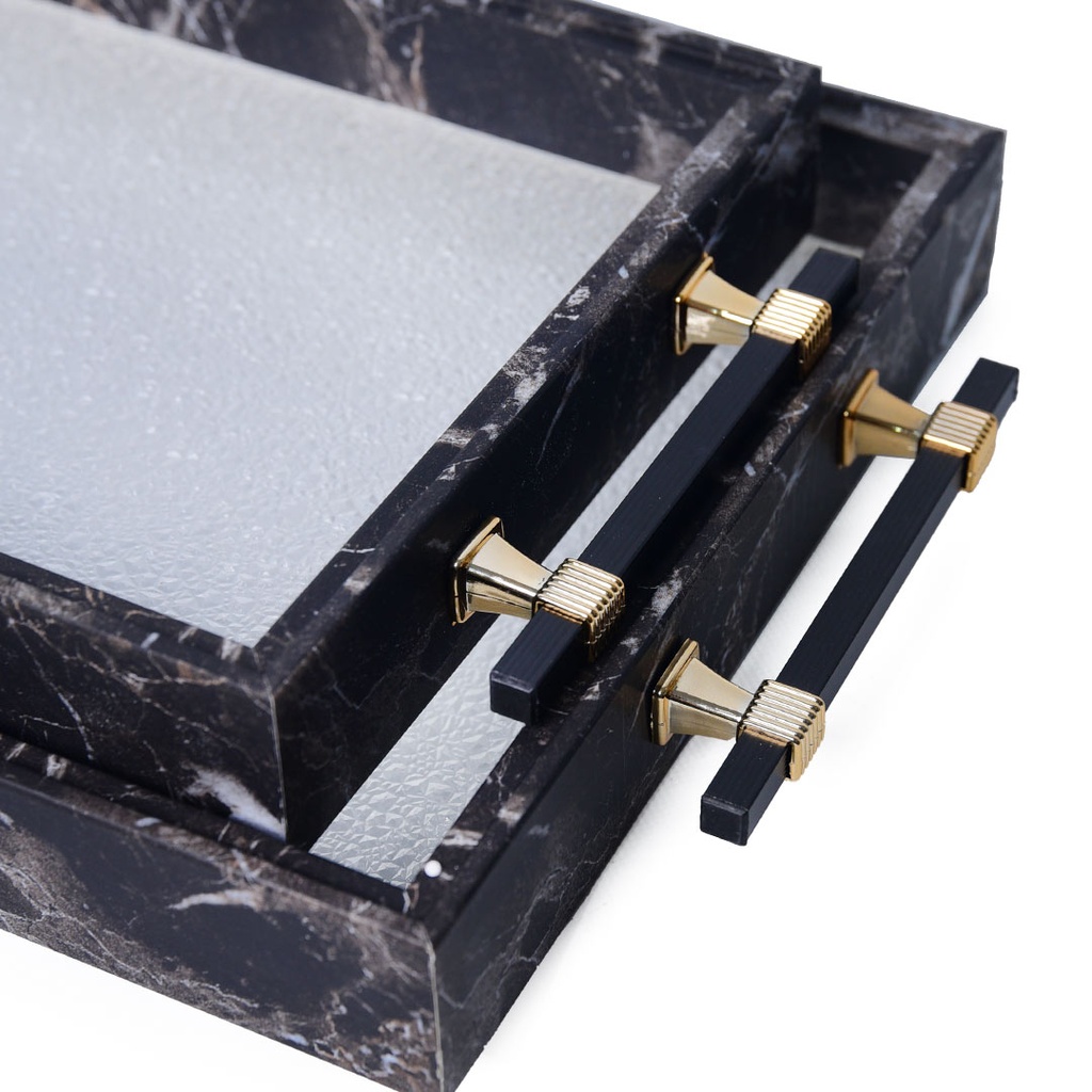 Lot de 2 Plateaux de Service En Plastique  M4