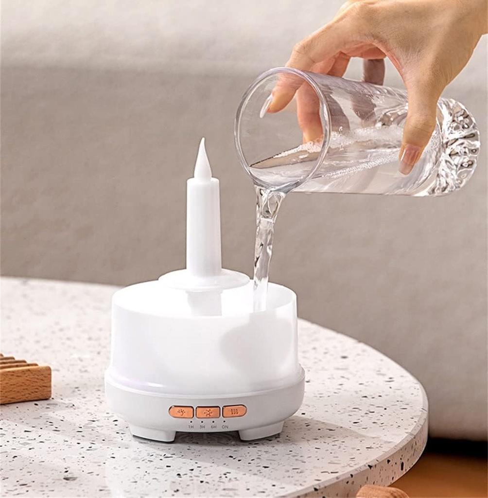 Diffuseur d'arôme Électrique D'Huiles Essentielles Blanc