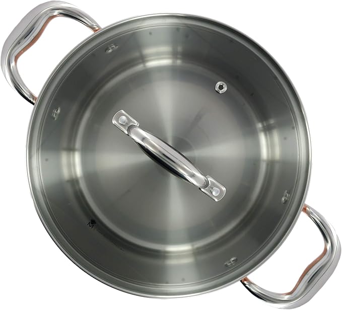 Couscoussier inox et Granite Golden House 20 cm - Effet Cuivre