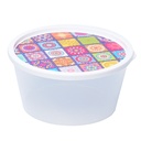 Set de 7 Saladiers Rond En Plastique Avec Couvercle - Transparent