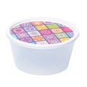 Set de 7 Saladiers Rond En Plastique Avec Couvercle - Transparent