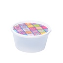 Set de 7 Saladiers Rond En Plastique Avec Couvercle - Transparent