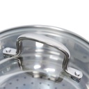 Couscoussier inox et Granite Golden House 24 cm - Effet Cuivre