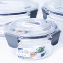 Set De 4 Boites De Conservation En Plastique Rond