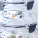 Set De 4 Boites De Conservation En Plastique Rond