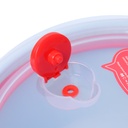 Set de 3 Saladiers En Plastique Avec Couvercle - Bleu Ciel