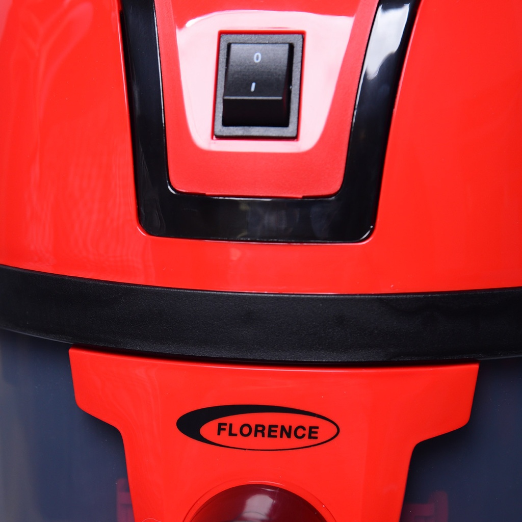 Aspirateur Eaux Et Poussières Florence  - 2800W Rouge
