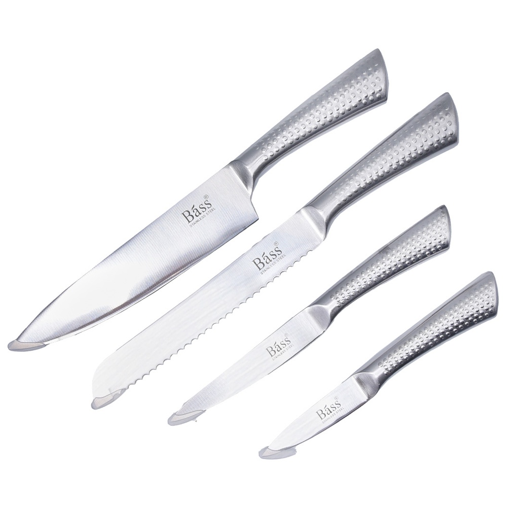 Ensemble 8 Pièces Couteaux Bàss avec Support Tournant