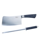 Ensemble 8 Pièces Couteaux Bàss avec Support Tournant