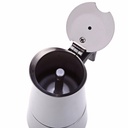 Cafetière En Acier Inoxydable 2 Tasses Argent