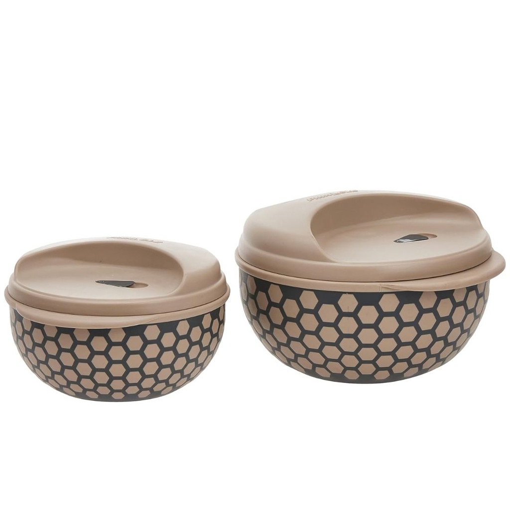 Ensemble de 3 Boites Isotherme Pinnacle 0,5/1/2 L Beige