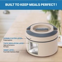 Lunch Box Isotherme Pinnacle 600 ml Beige 