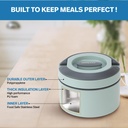 Lunch Box Isotherme Pinnacle 600 ml Vert