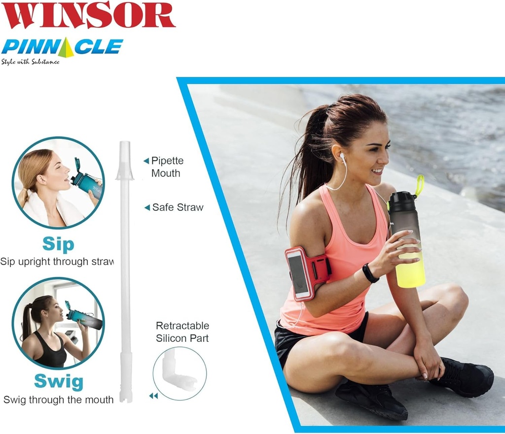 Bouteille d'eau Pinnacle Wave 1000ml