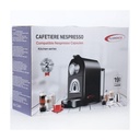 Machine café à capsule Nespresso Florence -1400W 750 ml Noir 
