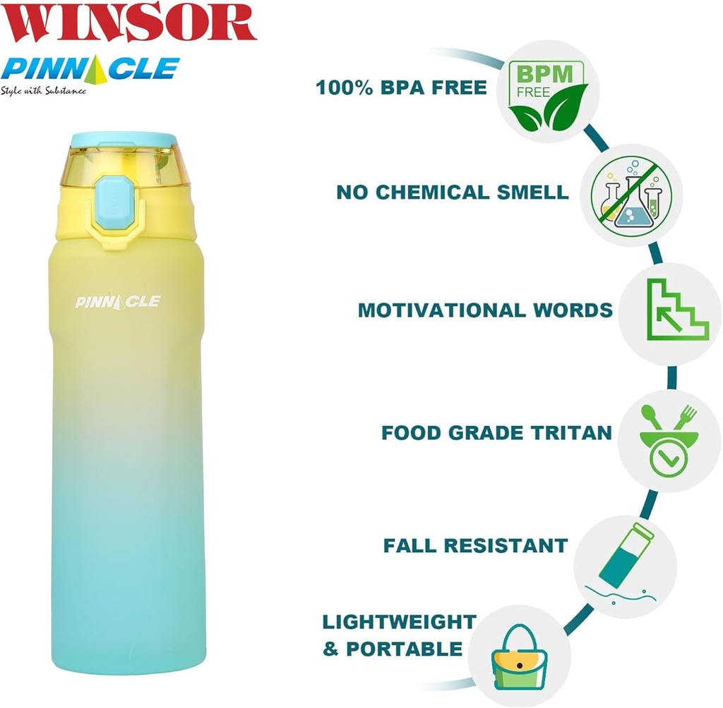 Bouteille d'eau Pinnacle Wave 1L