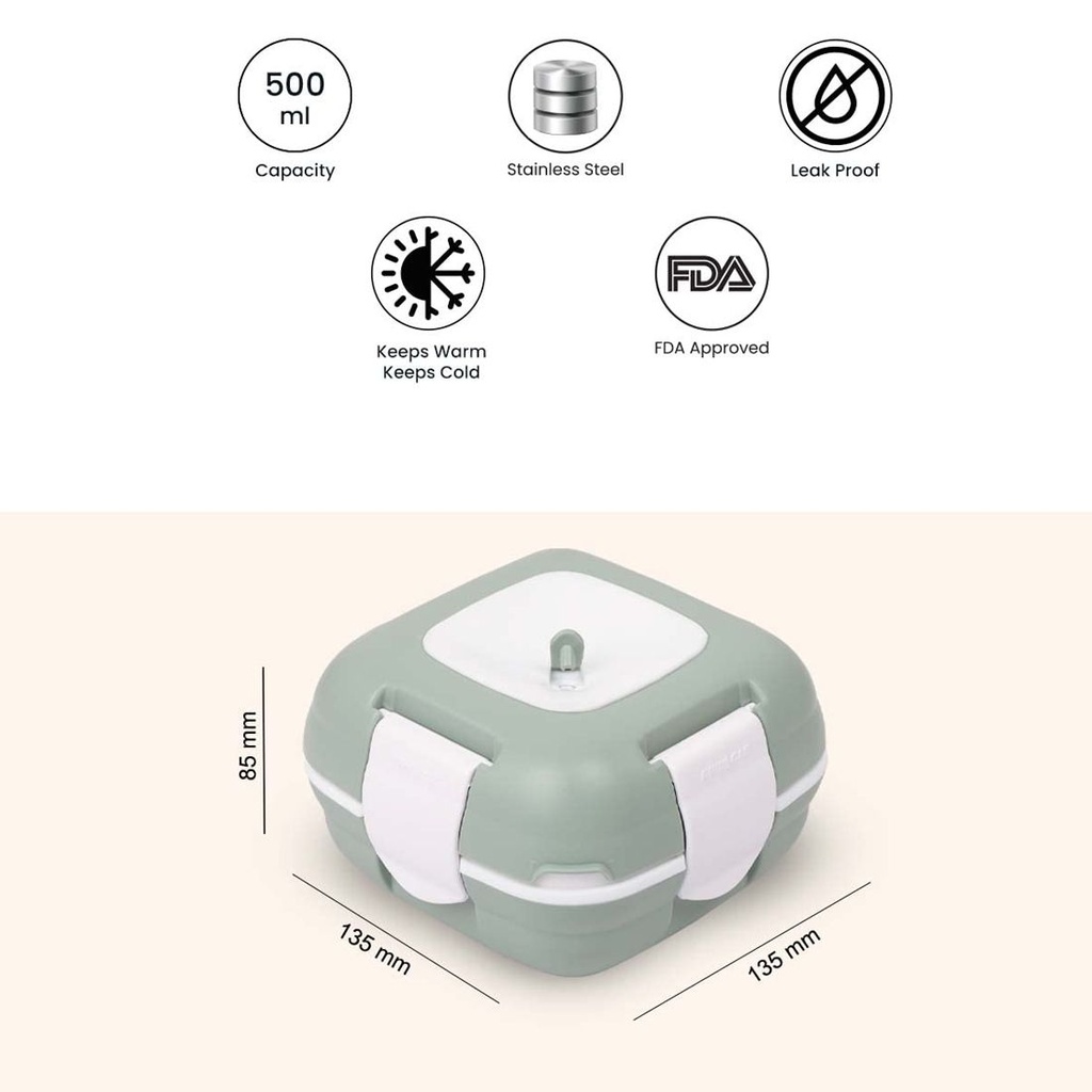 Lunch Box Isotherme Pinnacle 500 ml Vert