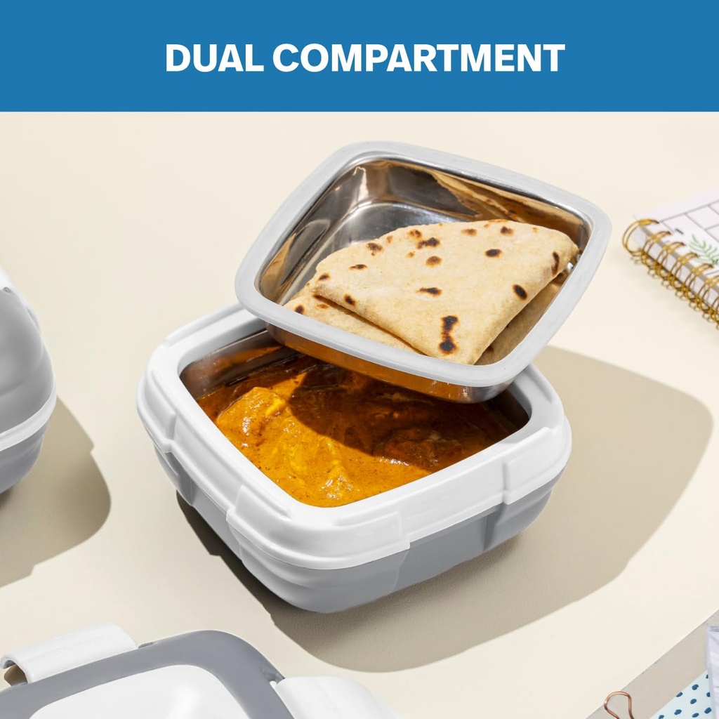 Lunch Box Isotherme Pinnacle 1000 ML Gris