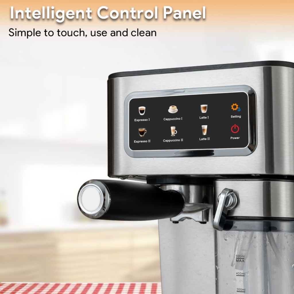 Machine a Café Express 3 En 1 Expresso , Cappuccino et Latté Lexical 1350W  