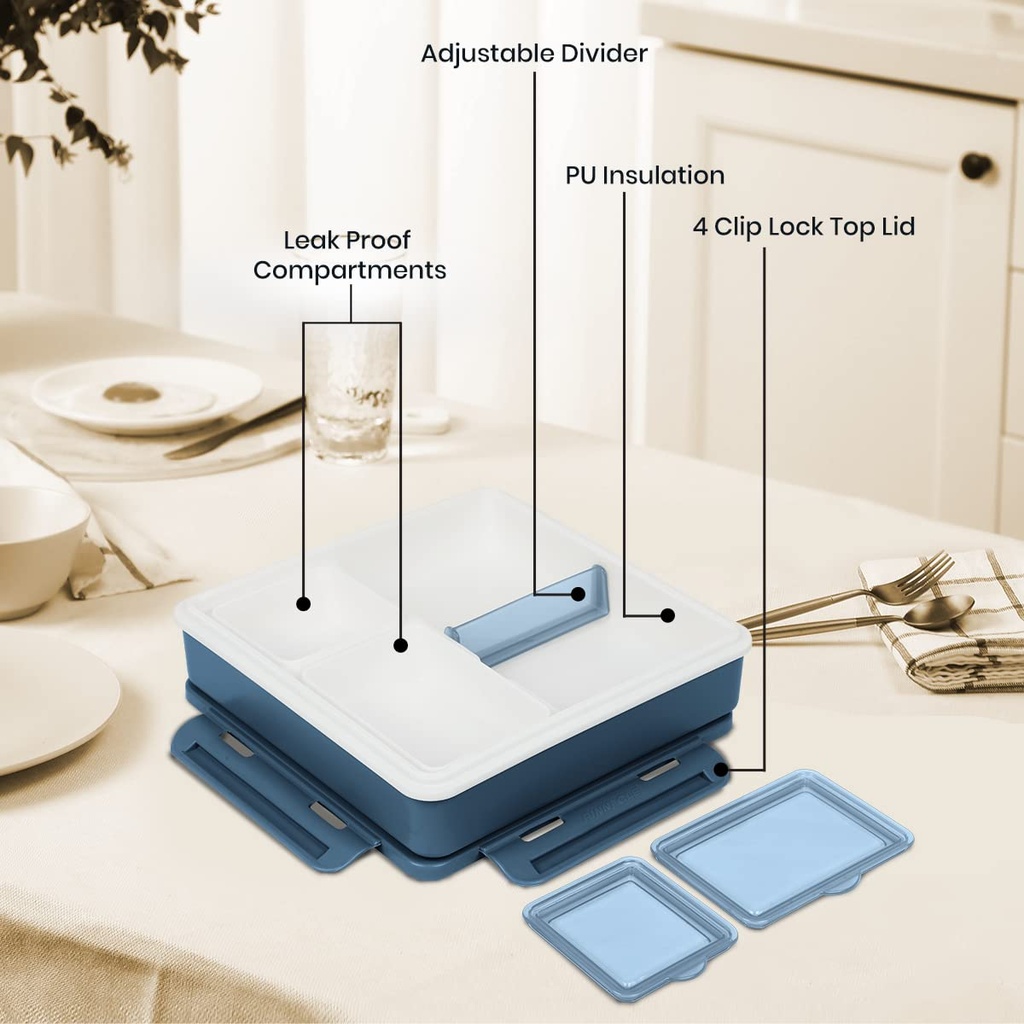 Lunch Box Isotherme Pinnacle 900 ML Bleu