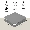 Lunch Box Isotherme Pinnacle 900 ML Gris