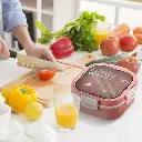 Lunch Box Isotherme carré 1200 ml Rose