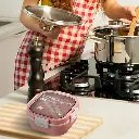 Lunch Box Isotherme carré 1200 ml Rose