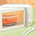 Lunch Box Isotherme Rectangulaire1000 ml Orangé