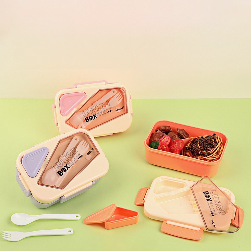 Lunch Box Isotherme Rectangulaire1000 ml Orangé