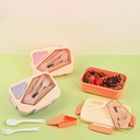 Lunch Box Isotherme Rectangulaire1000 ml Orangé