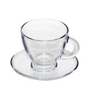 Coffret De 6 Verres à Café 9 cl Avec Sous Tasses