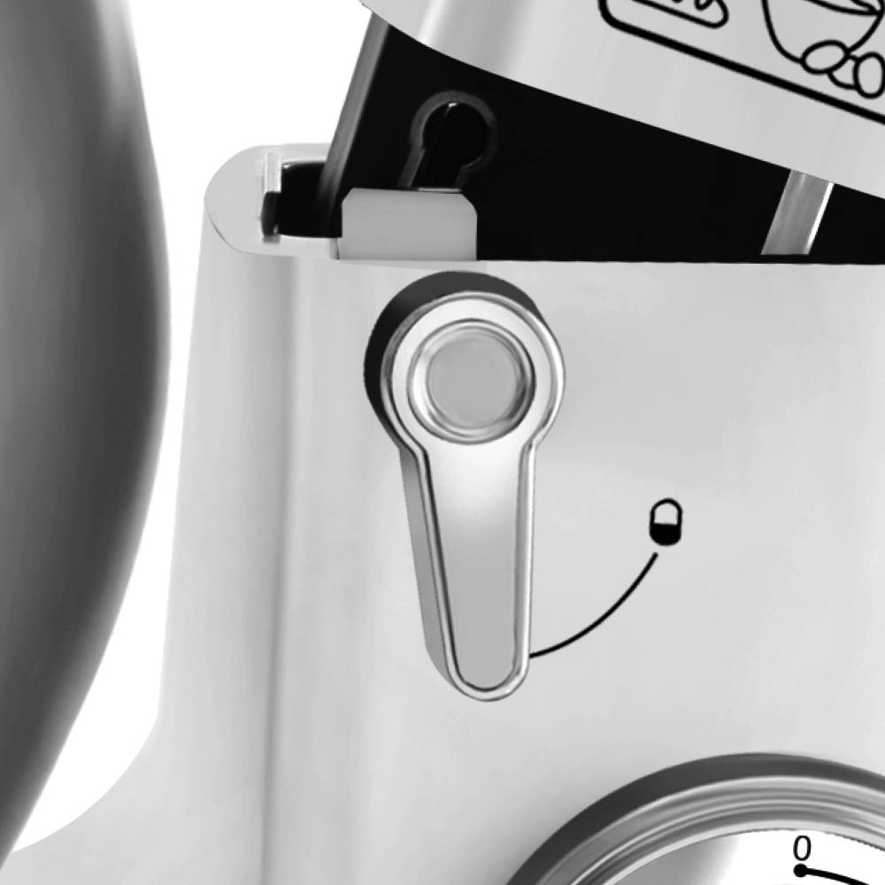 Robot Pétrin Lexical 1500W 8,5L Argent