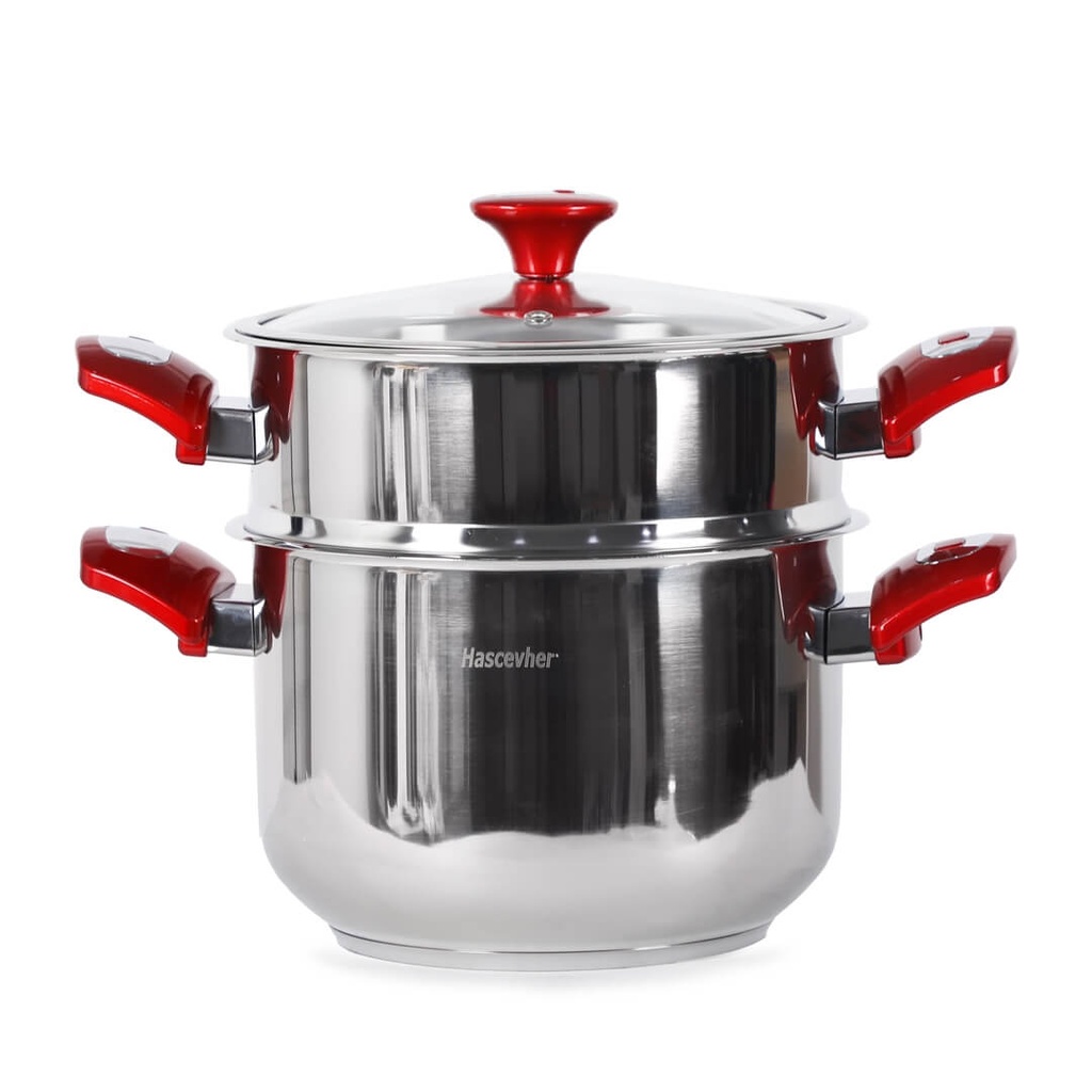 Batterie de Cuisine 26 Pièces Inox Hascevher 