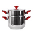 Batterie de Cuisine 26 Pièces Inox Hascevher 