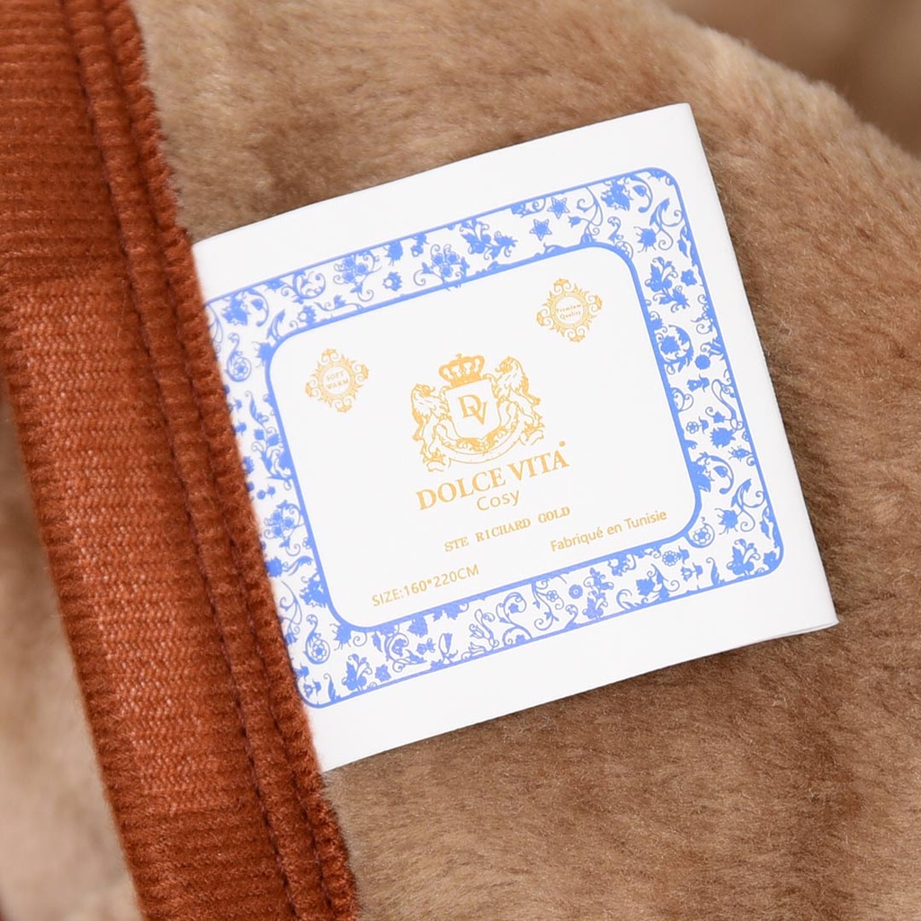 Couverture 1 Places 160/220 Dolce Vita - 3kg-M1 Grége