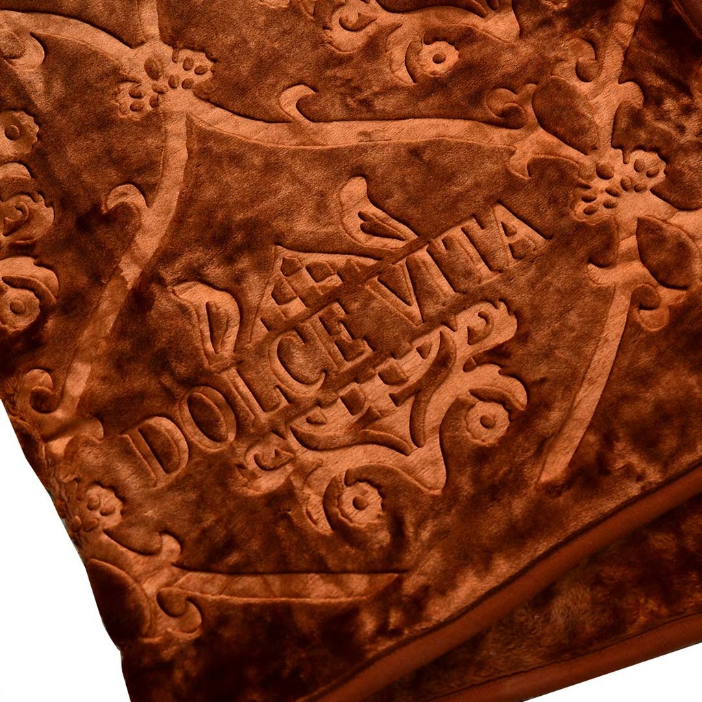 Couverture 1 Places 160/220 Dolce Vita - 3kg-M2 Miel