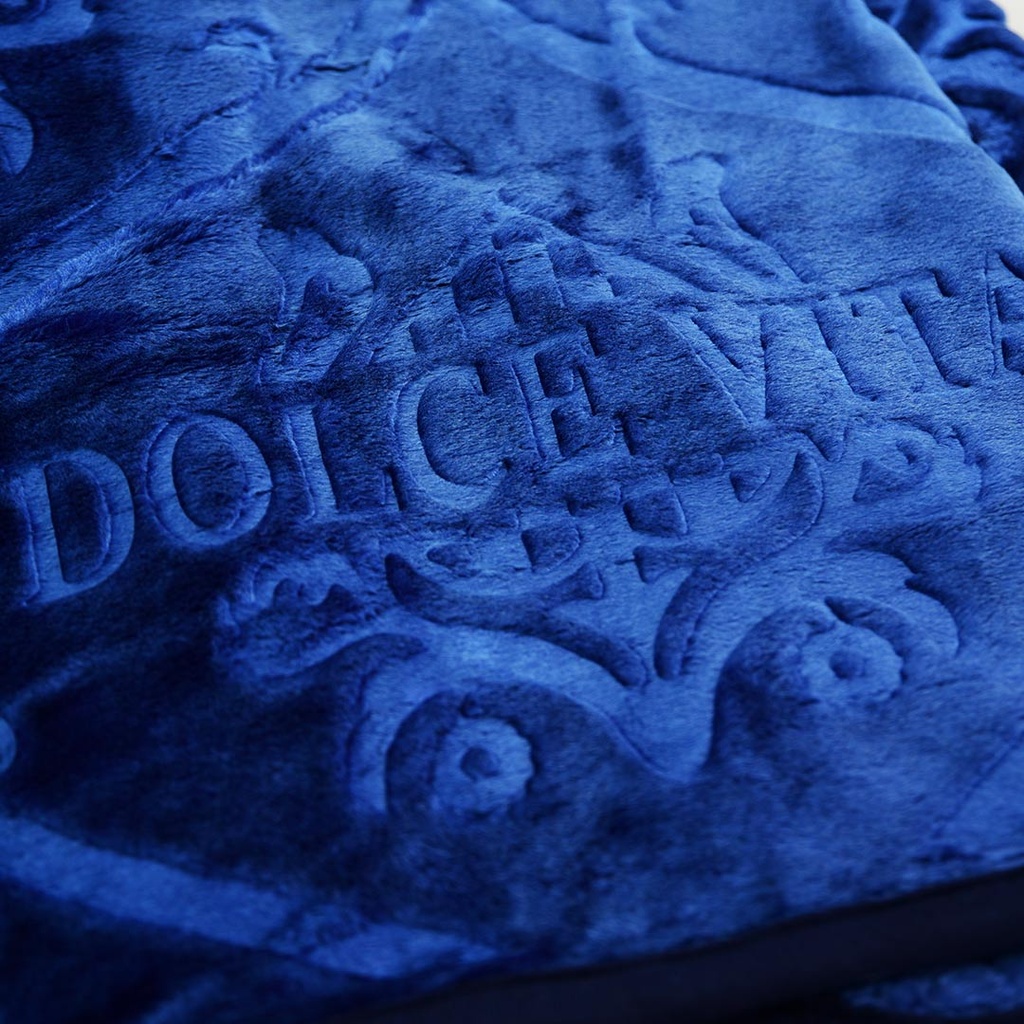 Couverture 1 Places 160/220 Dolce Vita - 3kg-M10 Bleu