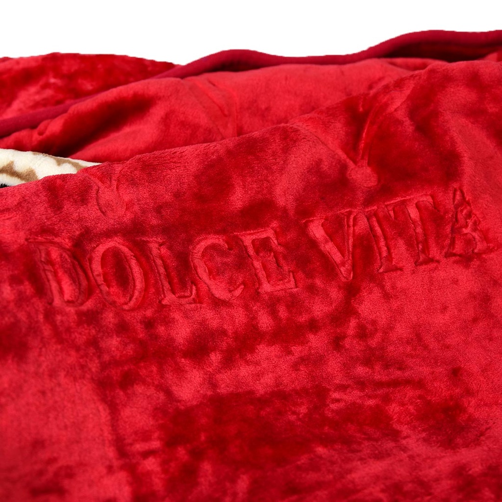 Couverture 2 Places 220/240 Dolce Vita - 4kg-M2 Tigre Rouge