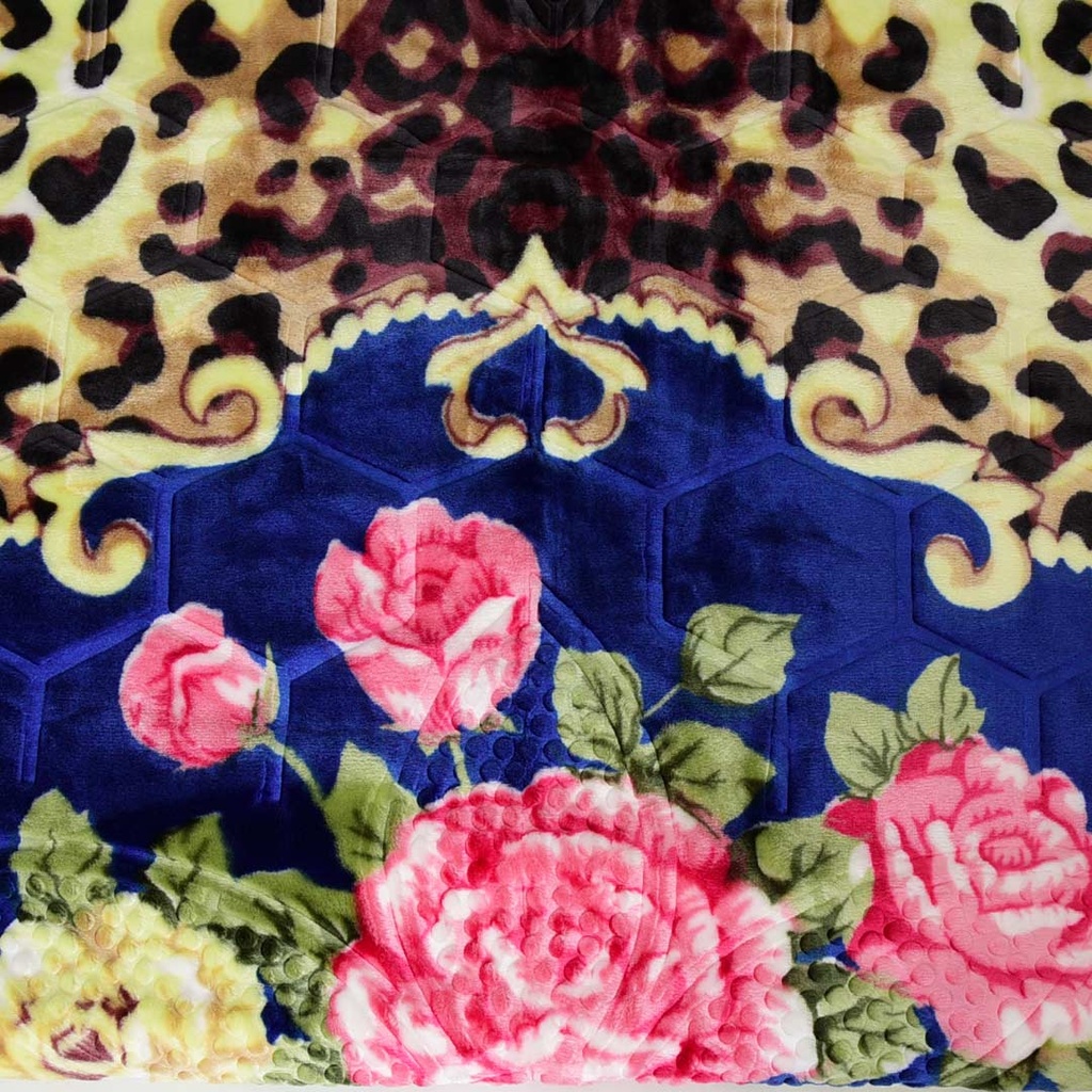 Couverture 2 Places 220/240 Dolce Vita - 4kg-M9 Tigre Bleu